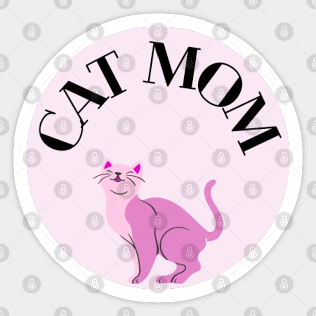 Cat mom Sticker by Kaalpanikaa